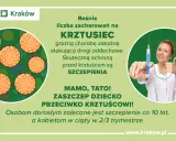 Szczepienia to skuteczna ochrona przed krztuścem. Zaszczep dziecko! Zalecane też dorosłym i kobietom w ciąży.
