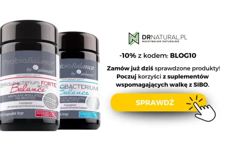 Dwa opakowania probiotyków na SIBO od Aliness. Zamów z kodem BLOG10 i poczuj korzyści.