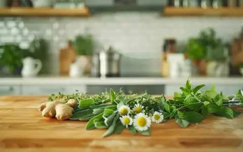Imbir, szałwia, mięta i rumianek – naturalne zioła na gardło. W kuchni przygotowujemy domowe lekarstwa.