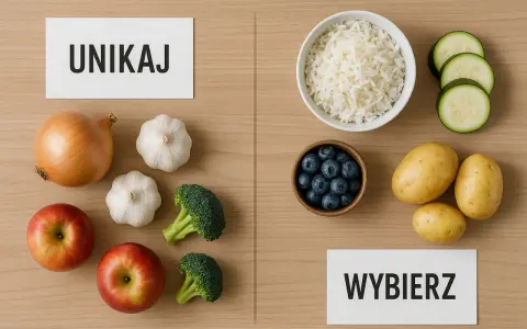 Unikaj cebuli, czosnku, jabłek i brokułów, jeśli chcesz ograniczyć śmierdzące gazy. Wybierz ryż, borówki, ziemniaki i cukinię. Probiotyki mogą pomóc.