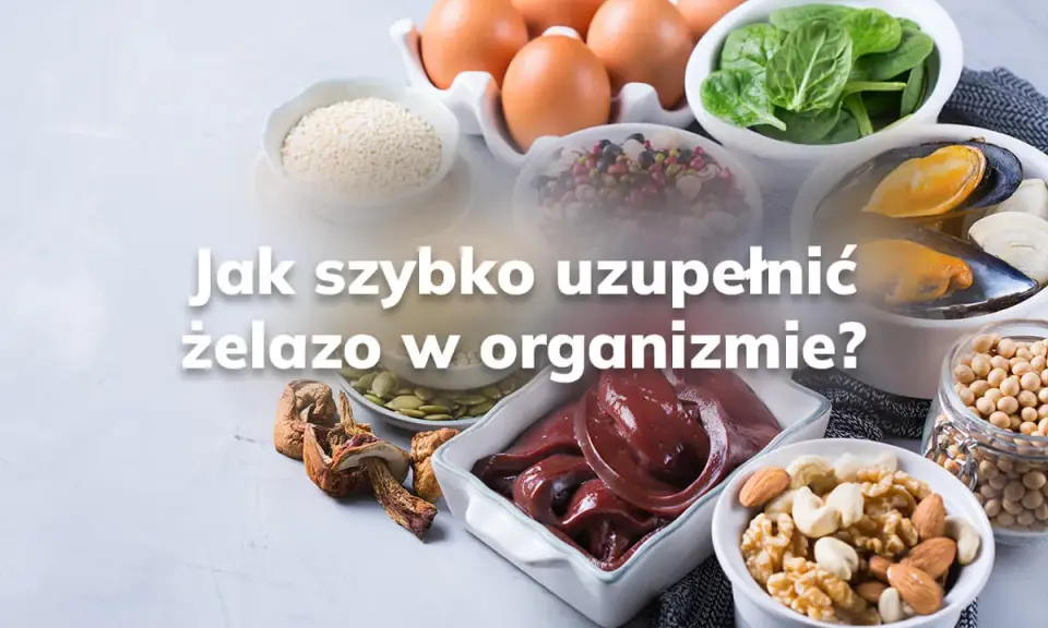 Jak szybko uzupełnić żelazo w organizmie? Na zdjęciu: wątróbka, jaja, szpinak, fasola, orzechy, nasiona, suszone grzyby i owoce morza.
